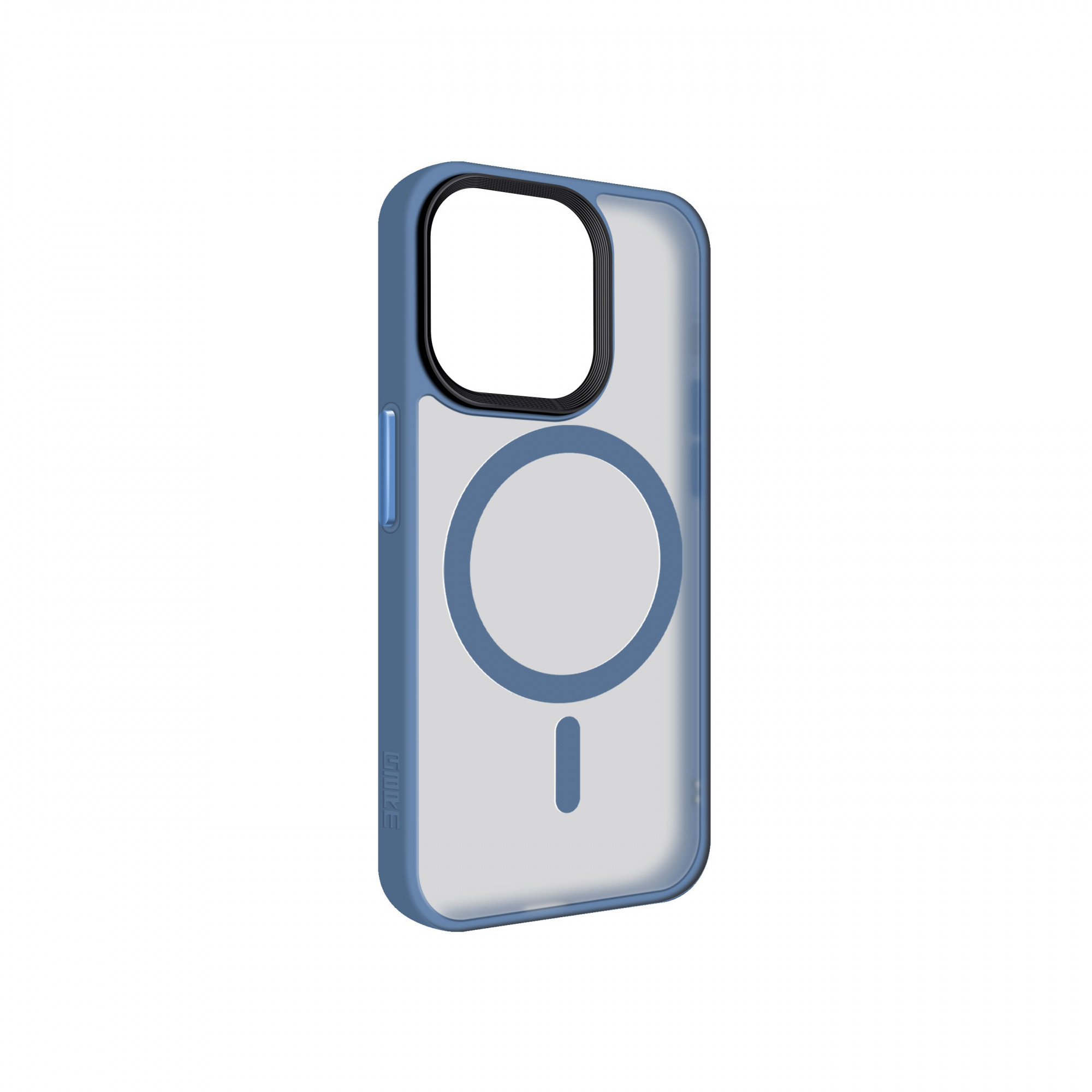 Чехол Metal Buttons with MagSafe Colorful для iPhone 14 /light blue/